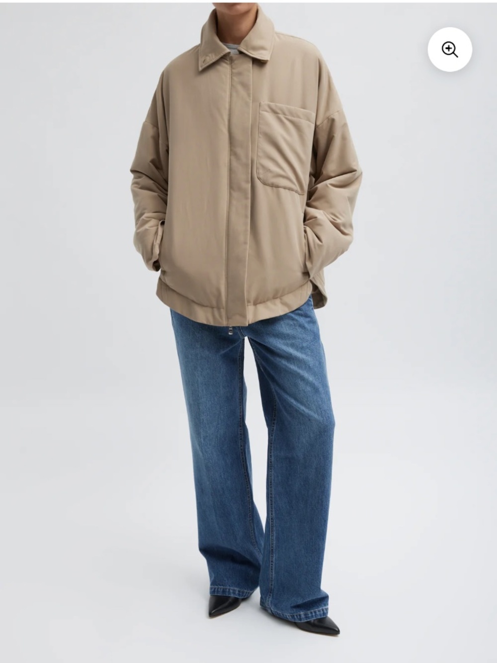Tibi Clyde Padded Shirt Jacket - M